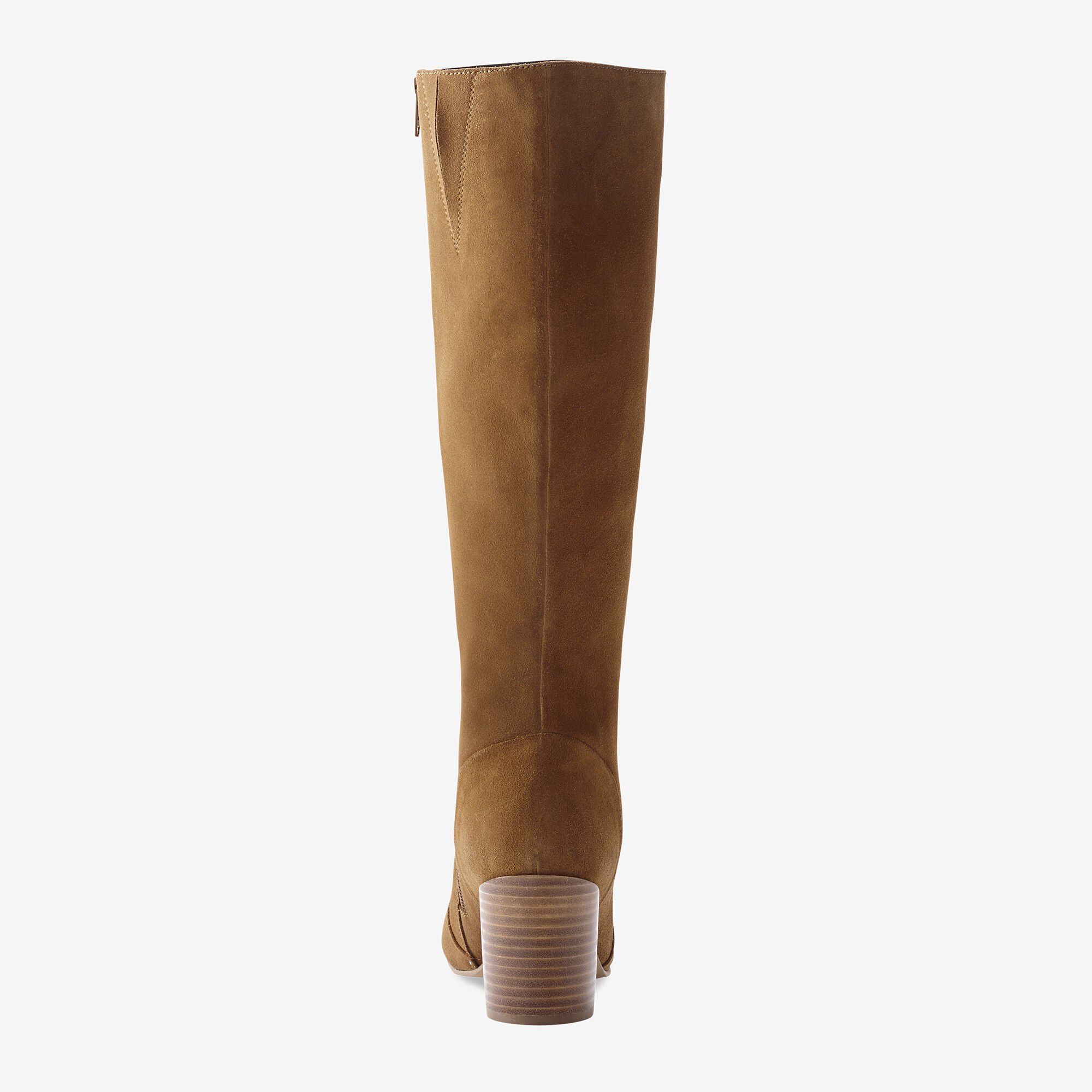 Bottes à talon spécial larges mollets