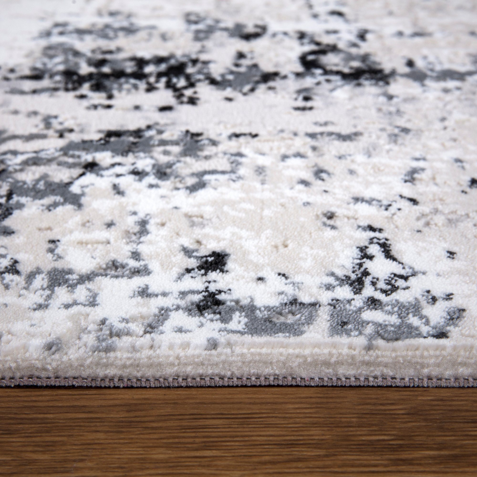 Teppich Mailand, Mozato, Rechteck, Höhe: 10 mm, Hoch-Tief Effekt, Kurzflor Teppich, Vintage Design, Modern Design