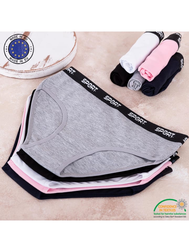 LOREZA 10er Set Slips - Sport - Bunt günstig kaufen