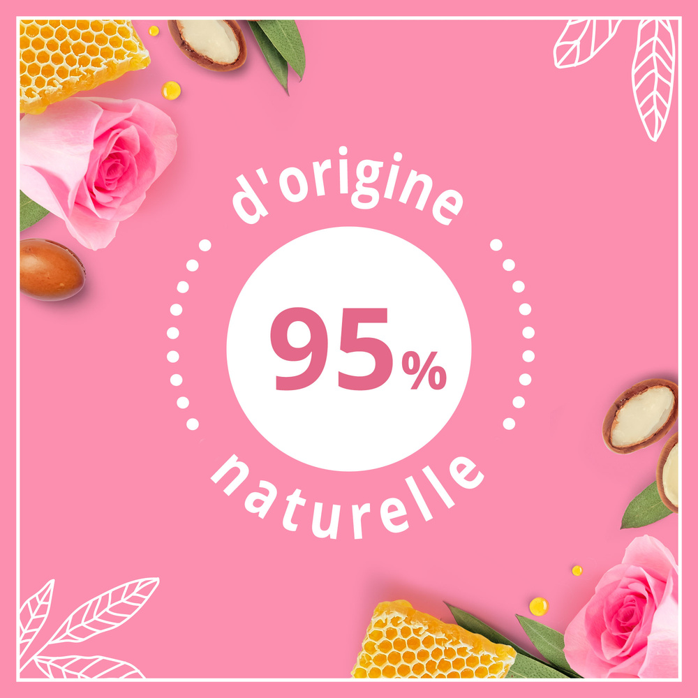 le petit marseillais Lait Corps Hydratant, Beurre d'Argan Cire d'Abeille et Pétales de Rose, 250ml Lait corps