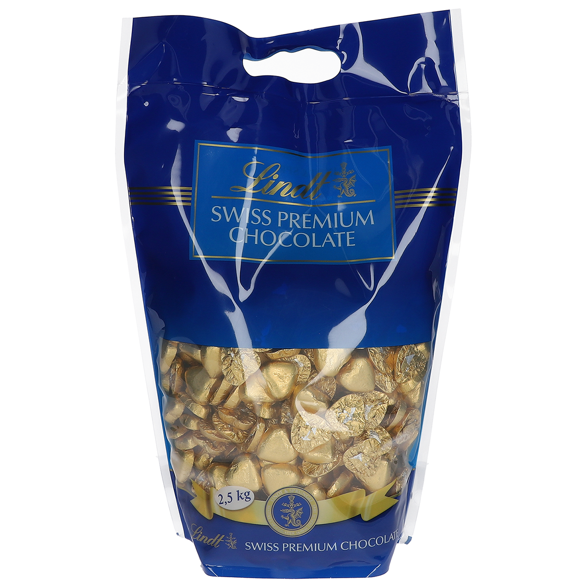 Lindt Vollmilch Herzen gold 2,5kg