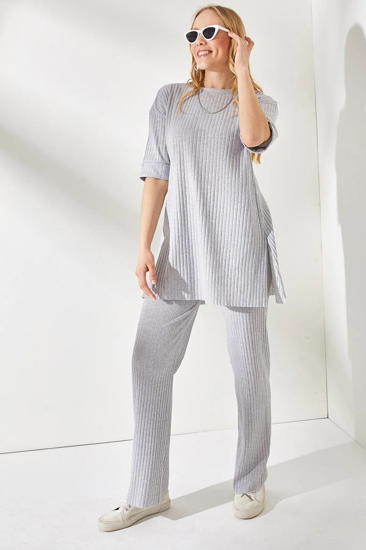 Olalook  Zweiteiler - Grau - Regular Fit