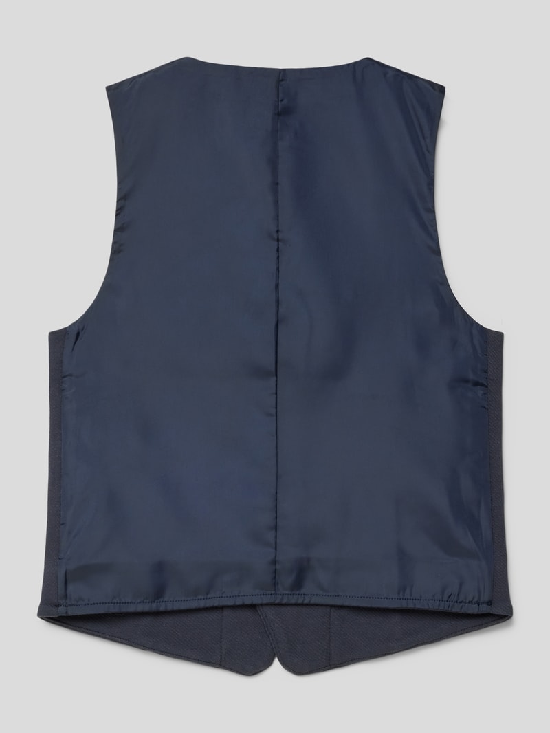 Weste mit Knopfleiste in marineblau