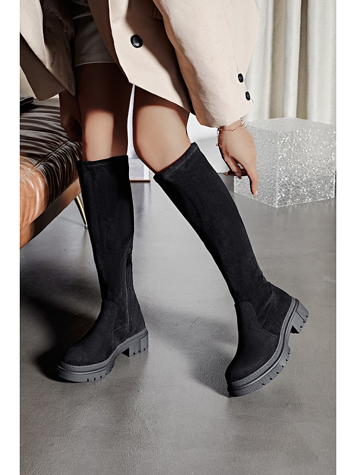 Sixth Sens Stiefel in Schwarz günstig kaufen
