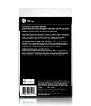 Tweezerman Resuable Makeup Remover Pads - Wiederverwendbare Pads Reinigungspads-6 Stk