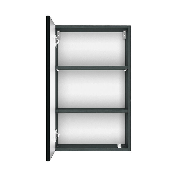 Hängeschrank Bristol, 40 cm, matt grau/grafitgrau