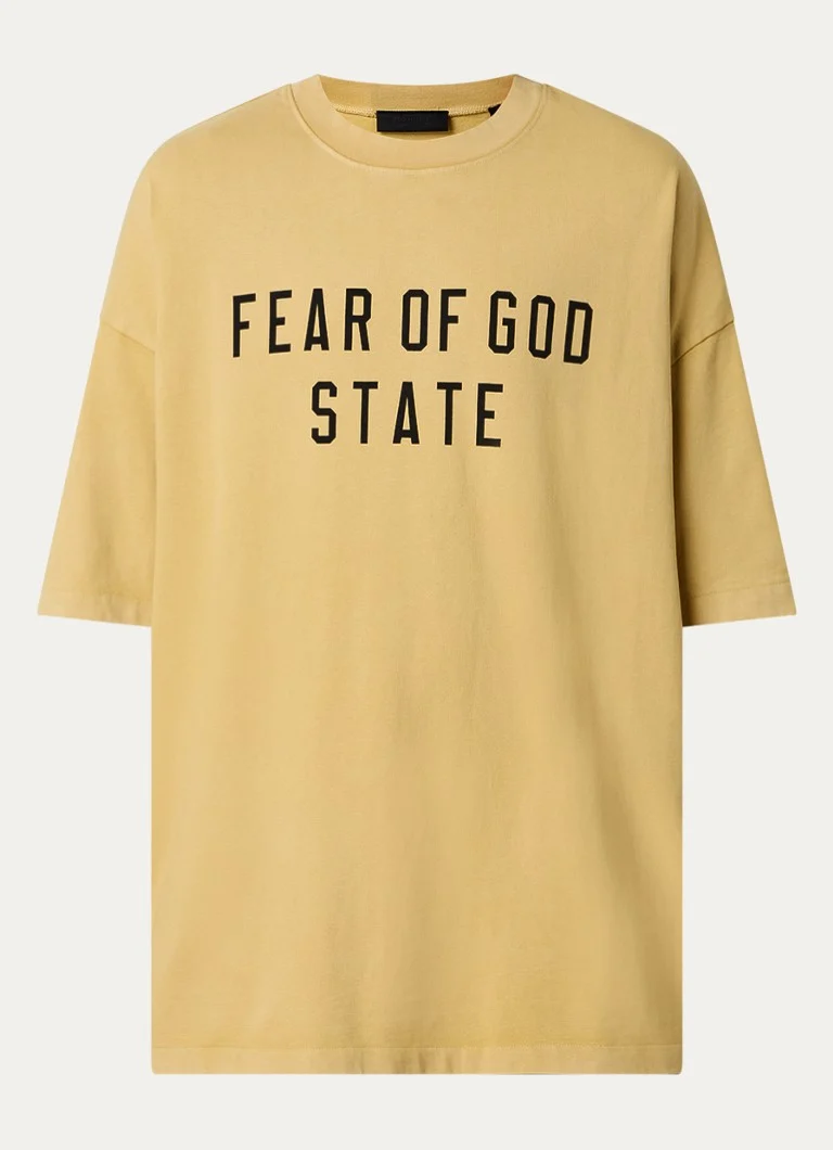 Fear of God Essentials -ylimitoitettu t-paita logopainatuksella