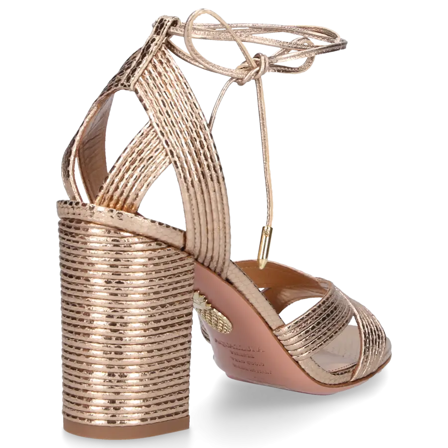 Aquazzura - Sandalen ARI SANDAL 85 Kalbsleder - gold