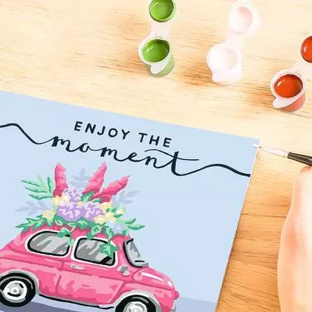 CreArt Enjoy the moment - Malen nach Zahlen für Erwachsene
