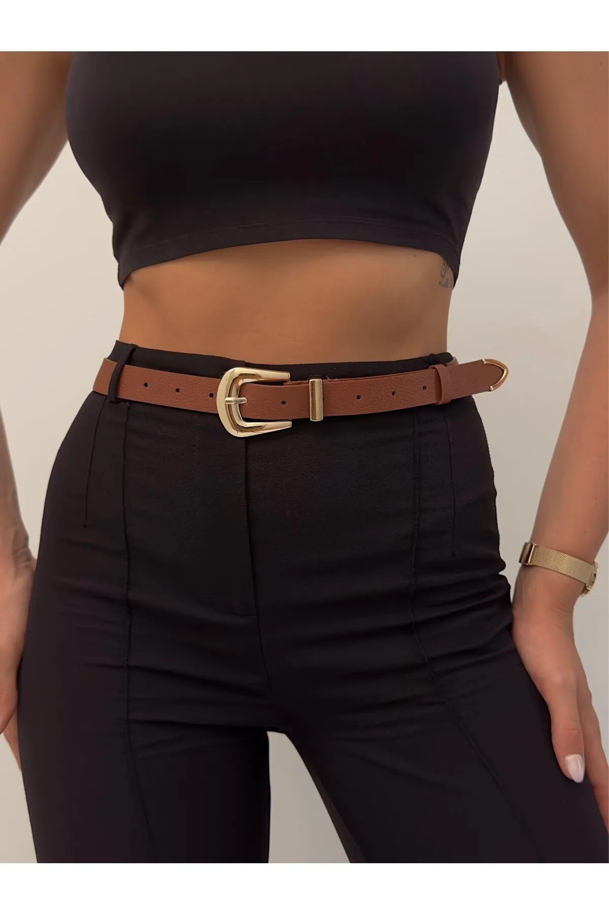Fiori  Bridge Buckle End Suit Damen-Hosengürtel, Jackengürtel, Kleidergürtel, Hemdgürtel