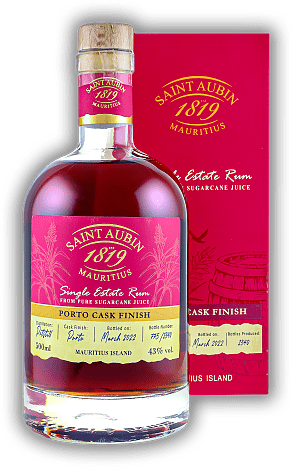 Saint Aubin Rum Cask Finish Porto Saint Aubin Rum Cask Finish Porto  0,5	 Liter - Vol 43%