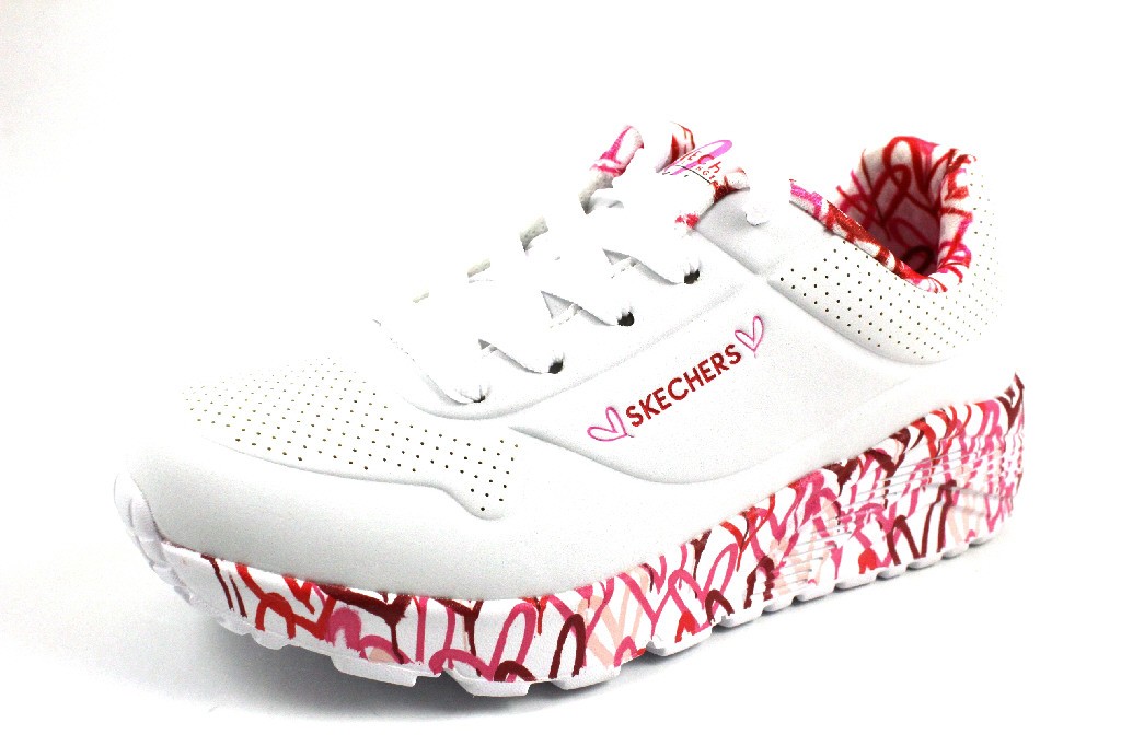 SKECHERS Mädchen Halbschuhe weiss