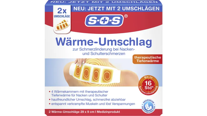 SOS Wärme-Umschlag 2er