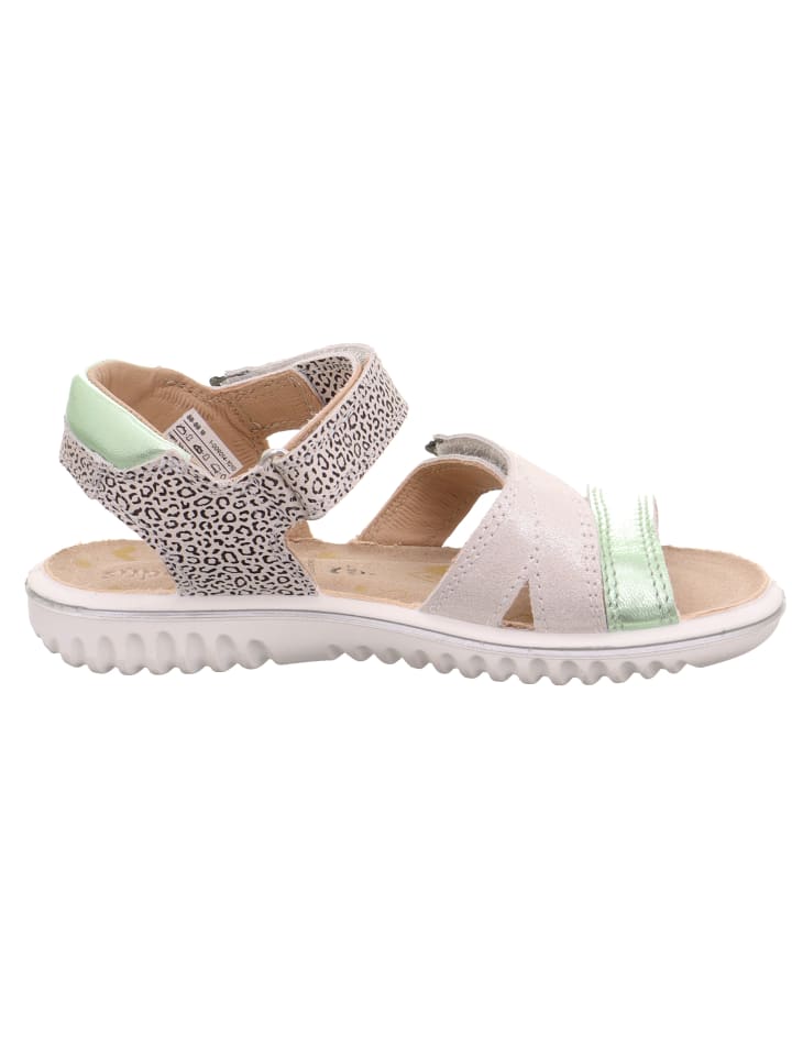 superfit Sandale SPARKLE in Weiß/Hellgrün günstig kaufen