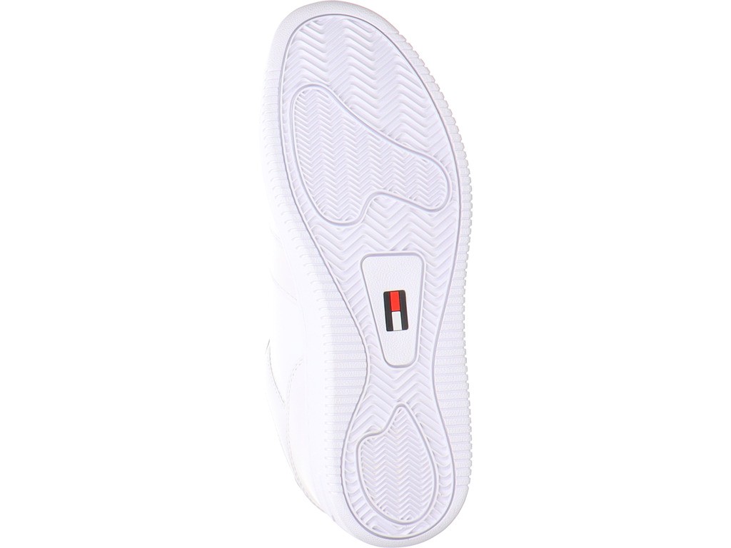 TOMMY HILFIGER Freizeit Schnürer weiss TOMMY JEANS RETRO BASKET