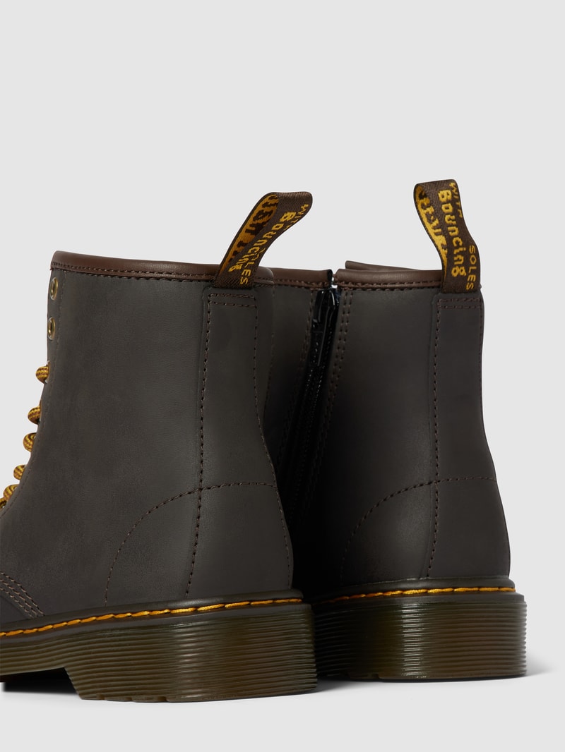 Boots aus Leder Modell '1460 J' in dunkelbraun