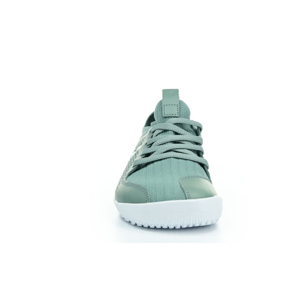 Vivobarefoot Primus Knit II J Sea Green Leather sportliche Barfußschuhe