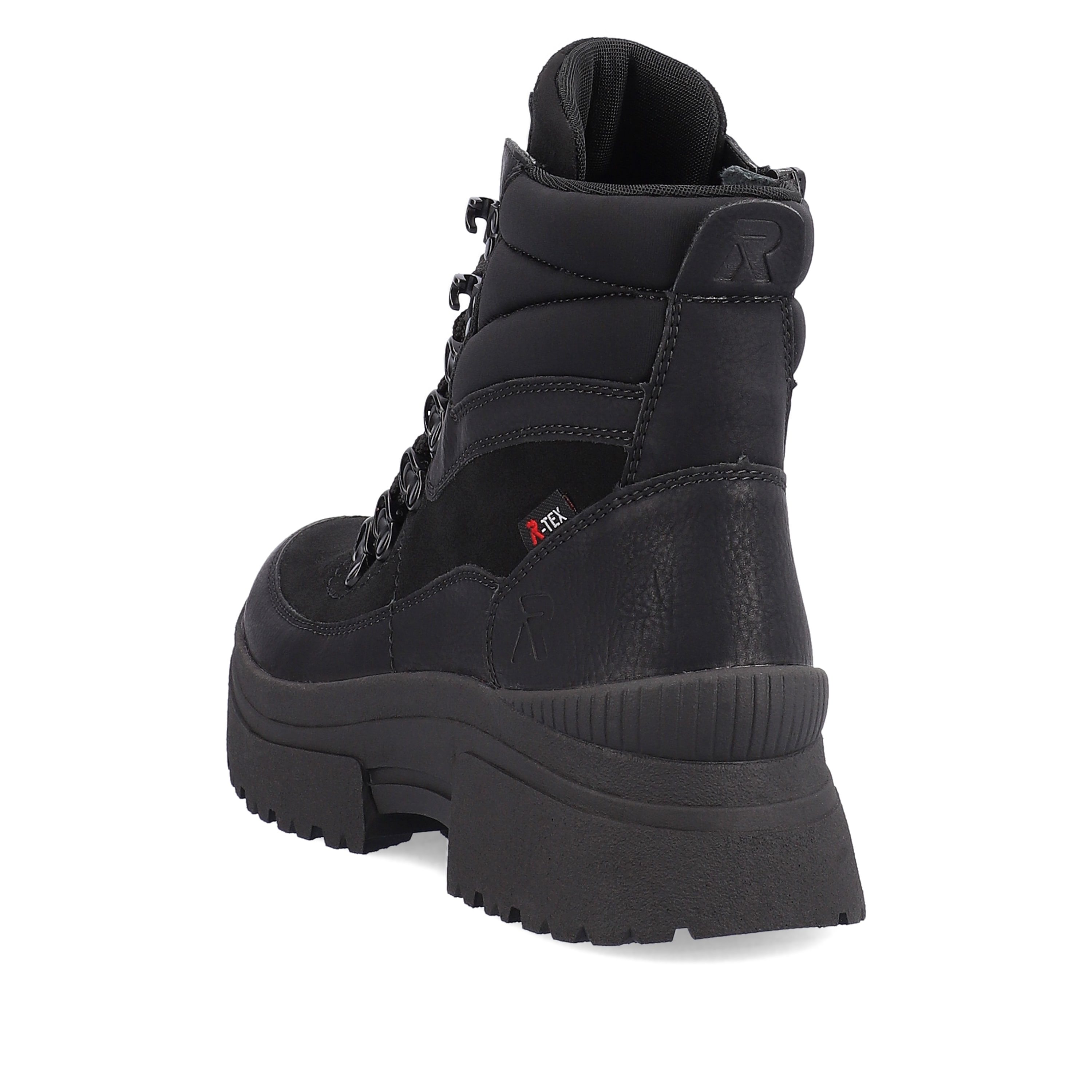 Rieker Damen Schnürstiefel diamond black