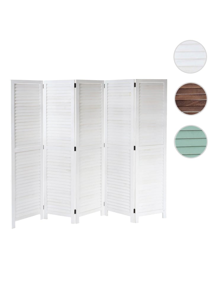 MCW Paravent C30 im Shabby-Look, Weiß günstig kaufen onesize