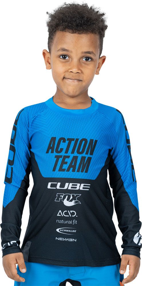 Cube Junior X Actionteam - Kinder MTB Langarmtrikot kaufen | Bike-Discount