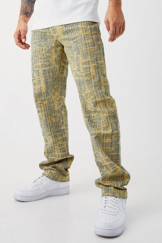 Lockere zerrissene Jeans