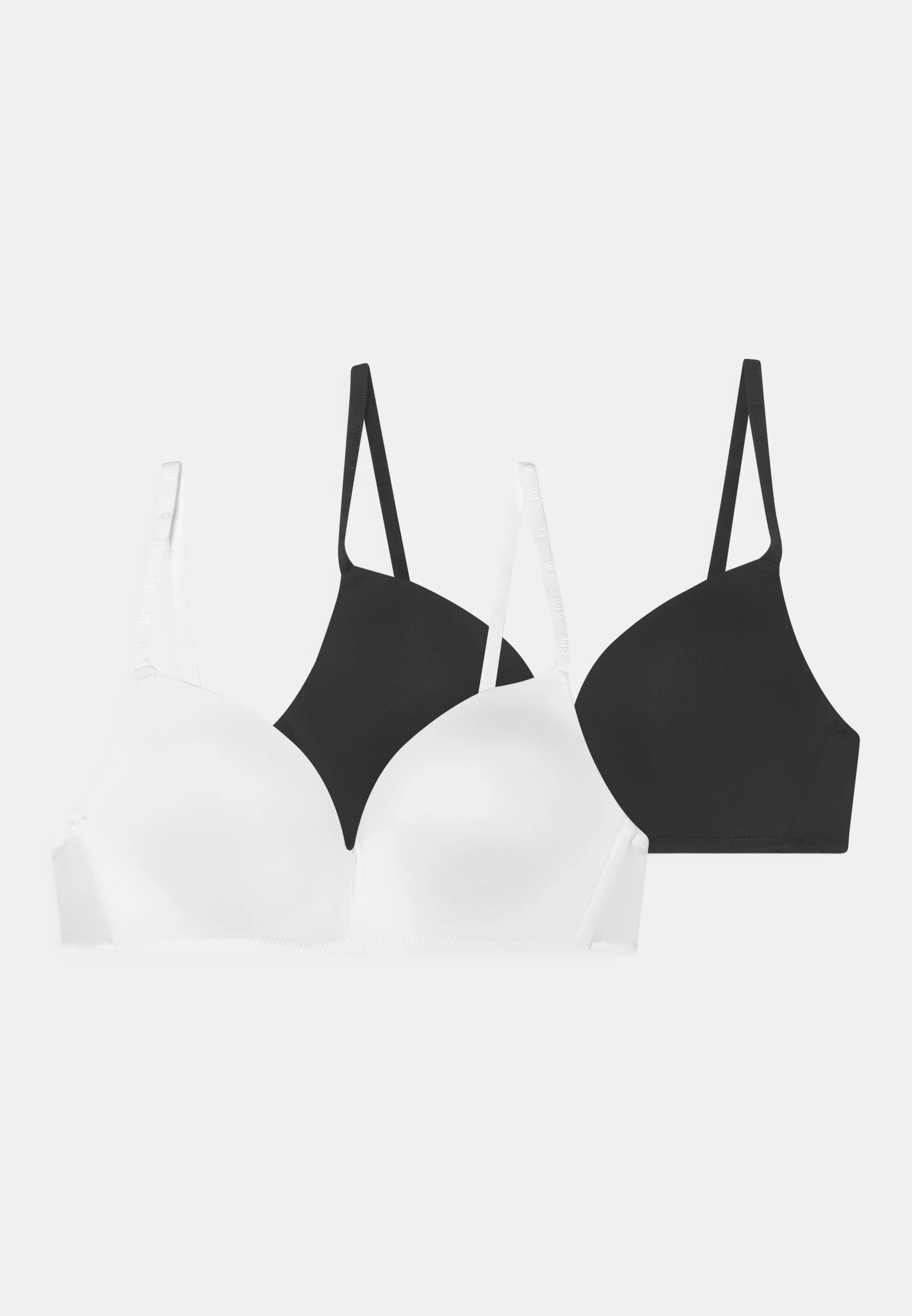 SUJETADOR INVISIBLE SIN AROS CON RELLENO DIM (PACK DE 2) - Sujetador