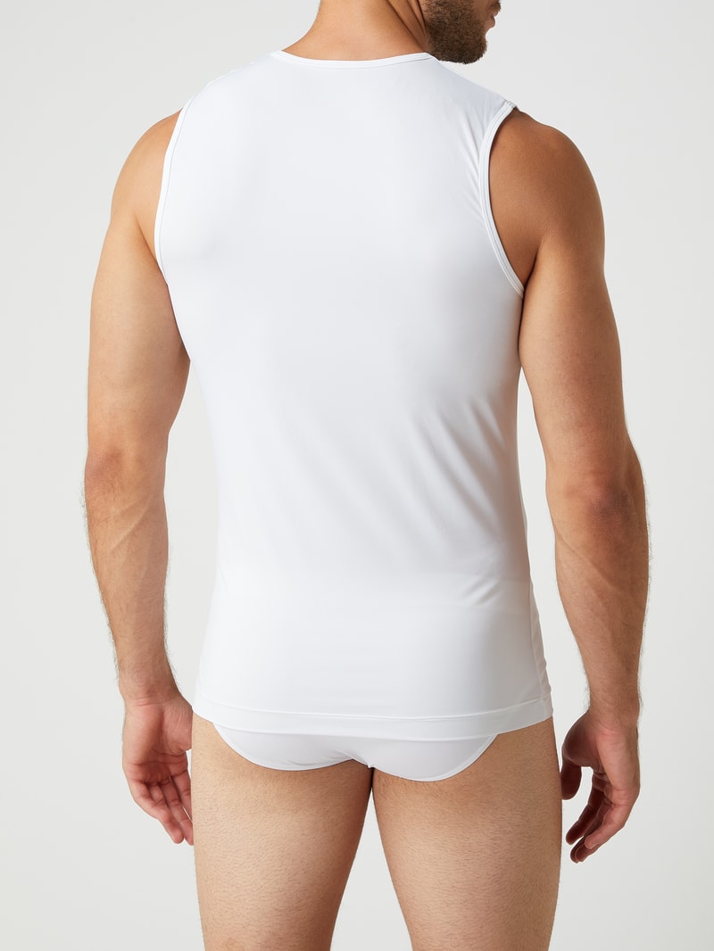 Tanktop aus Mikrofaser im 2er-Pack in weiß