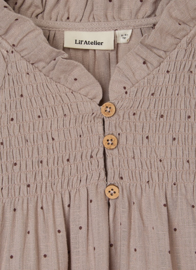 Tunika z mieszanki lnu Lil' Atelier NMFuna