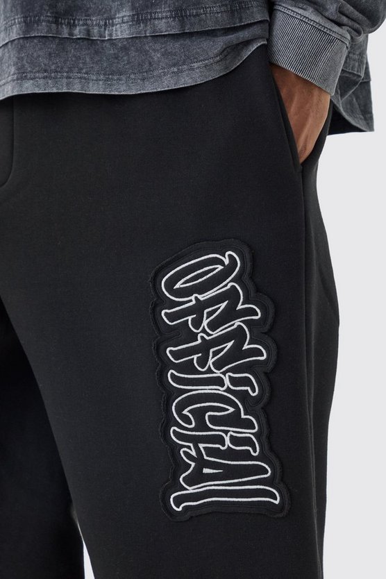 Plus Official Applique Wide Fit Jogger