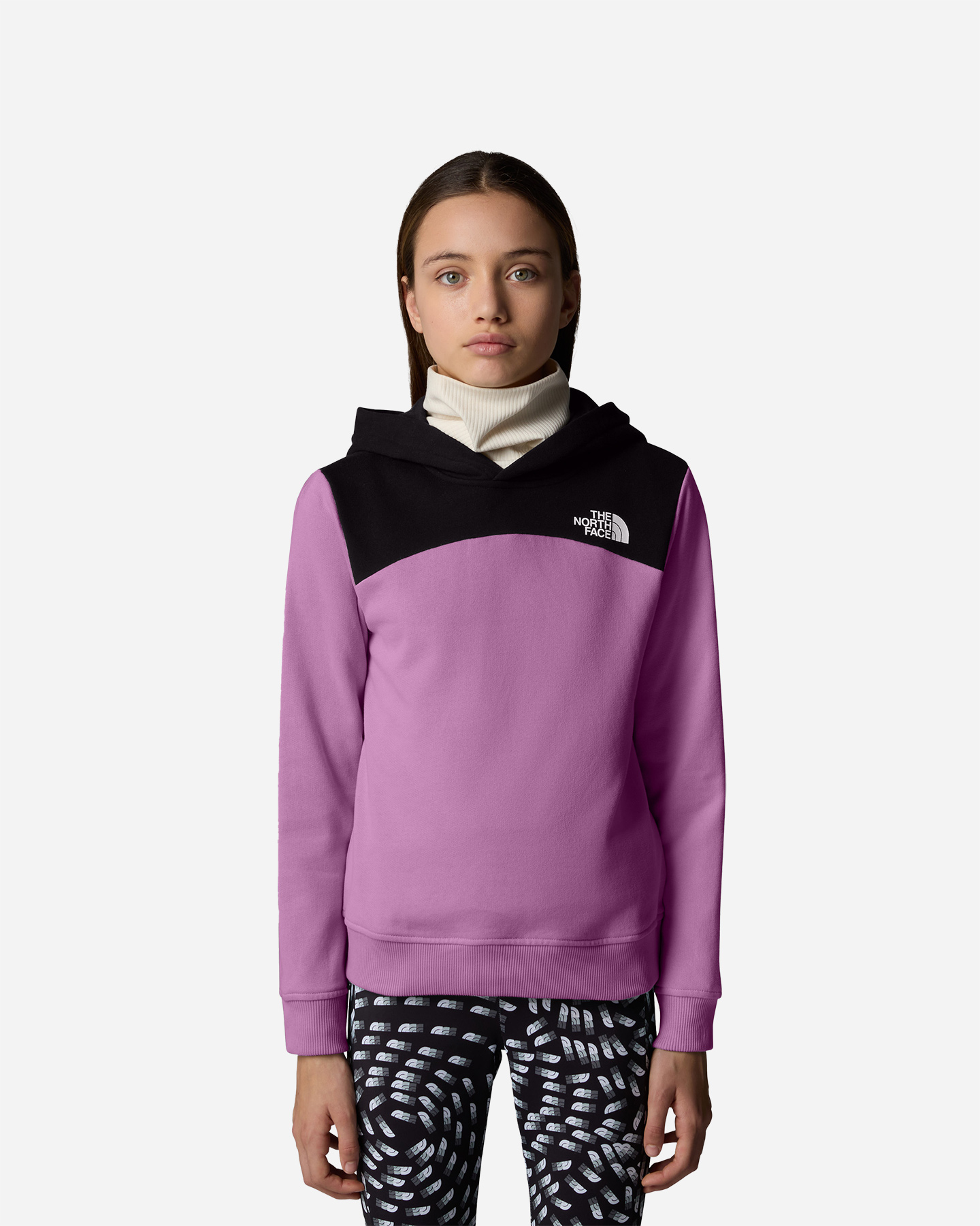 Logo Felpa The North Face na plecach Relaxed Jr NF0A89HC1I81