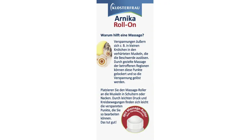 Klosterfrau Arnika Roll-On 50 ml
