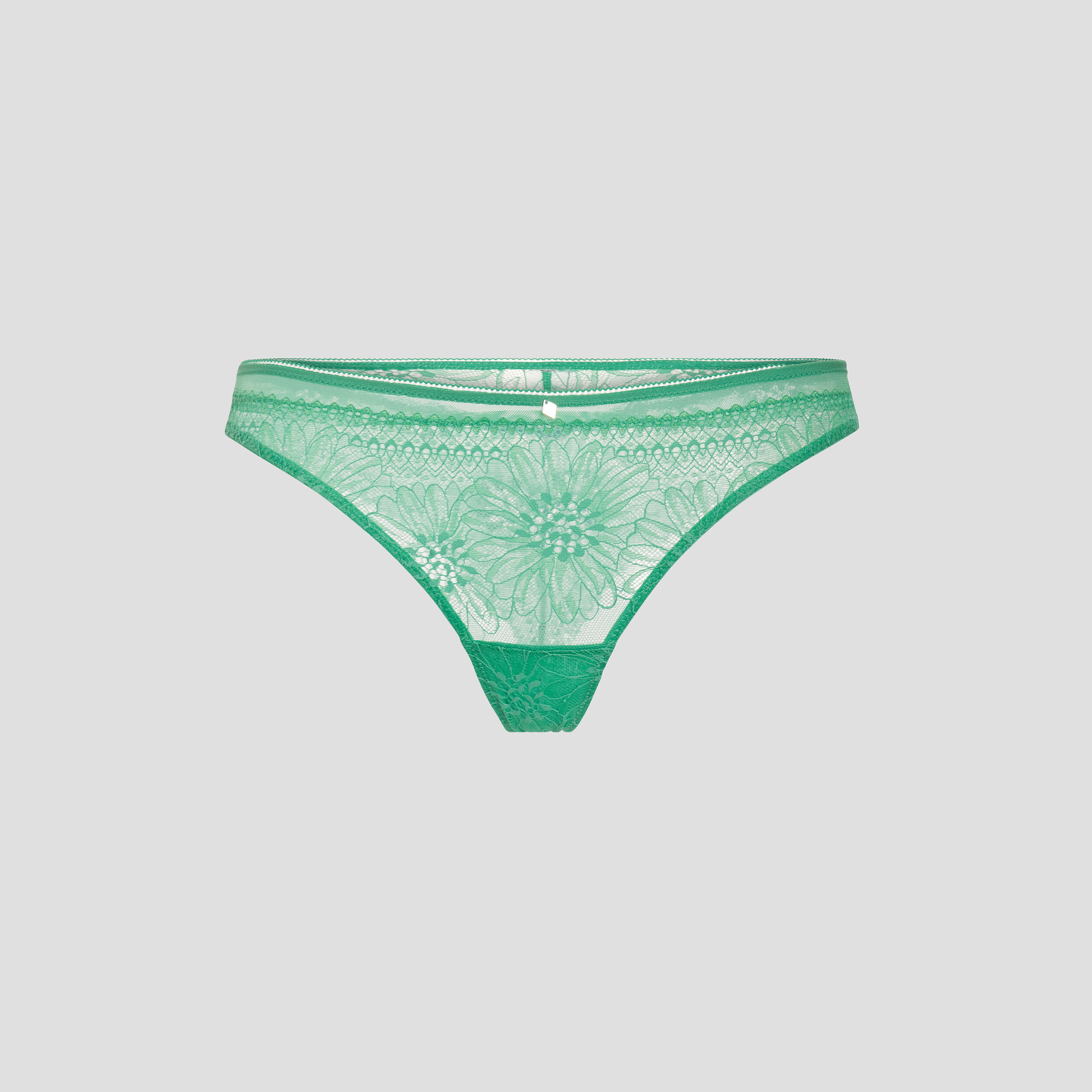 Tanga en dentelle vert femme | La Halle