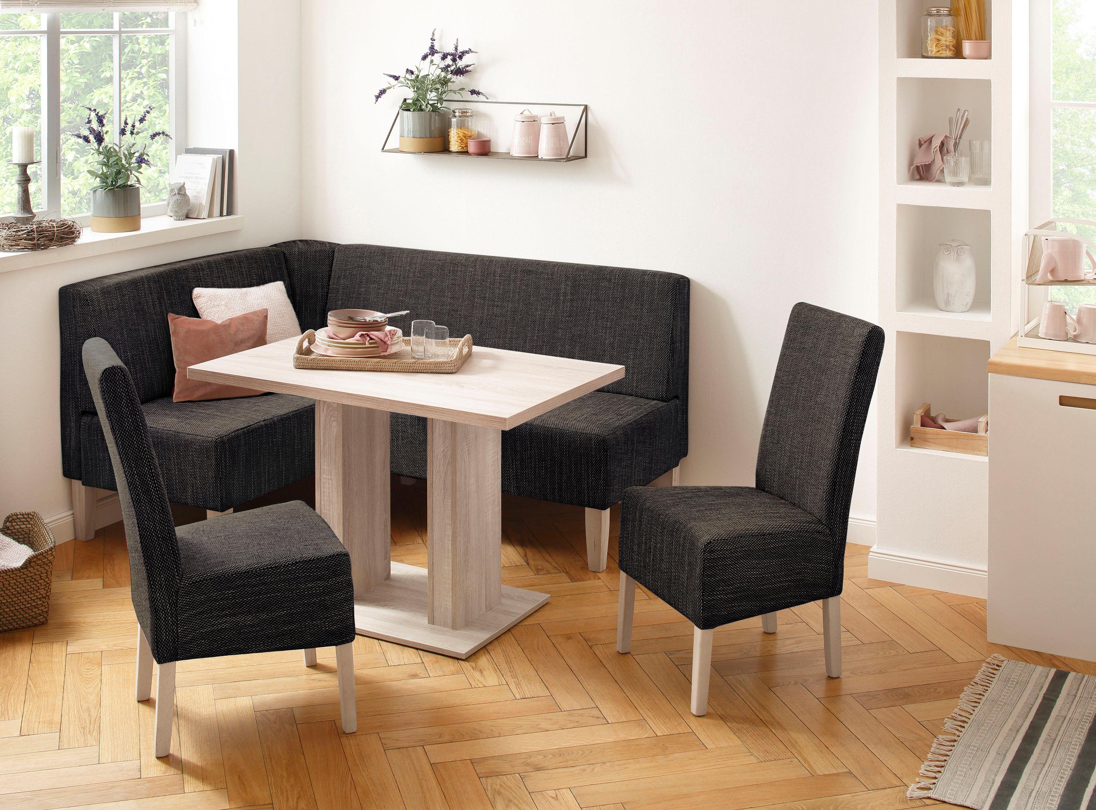 Home affaire Eckbankgruppe Hellen, (Set, 4-tlg), im rustikalen Landhausstil