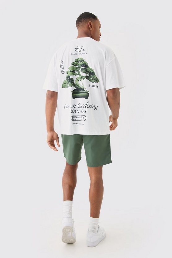 Komfort Nylon Shorts mit elastischem Bund