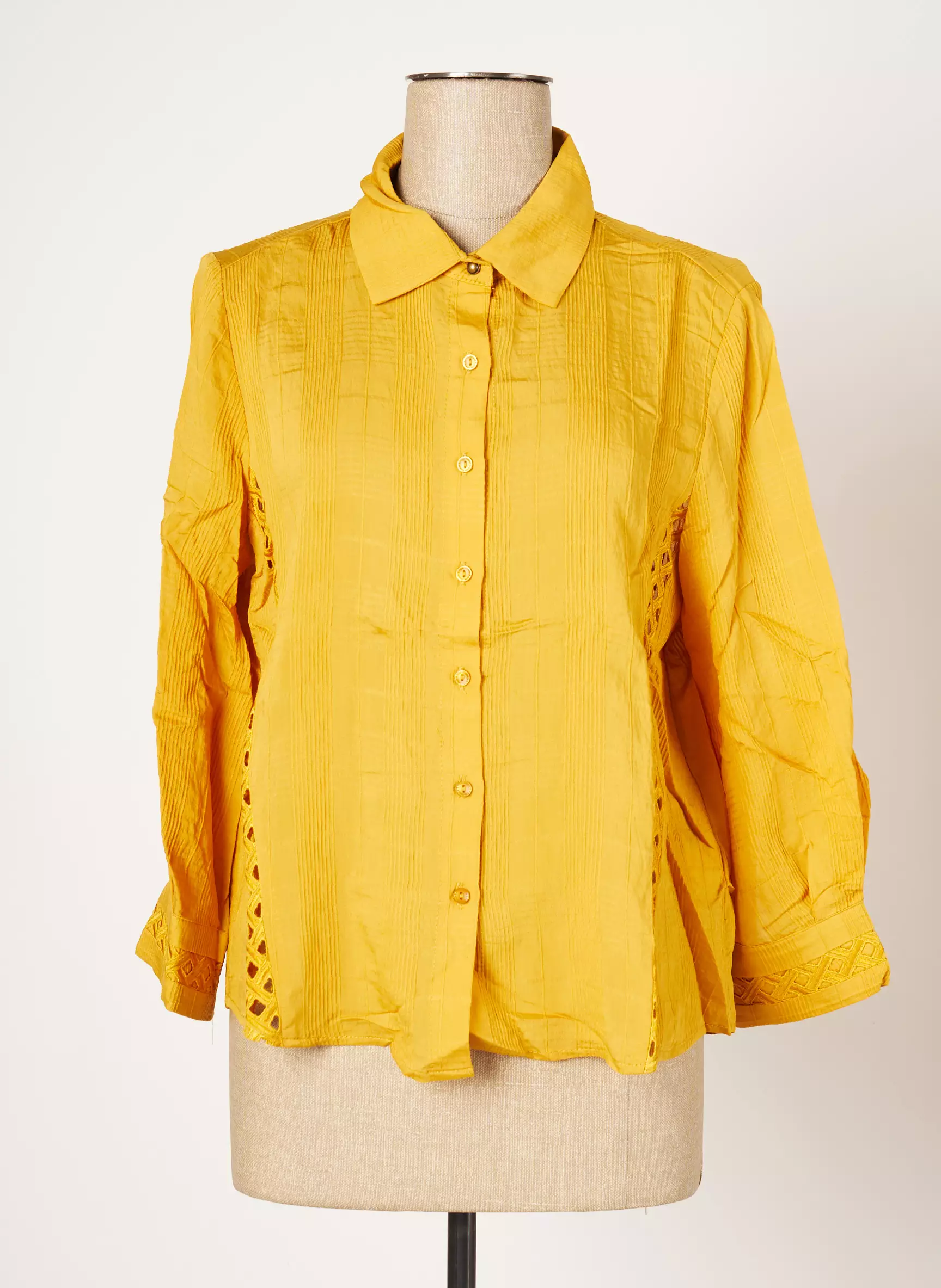 Grace Mila Chemisiers Femme couleur jaune