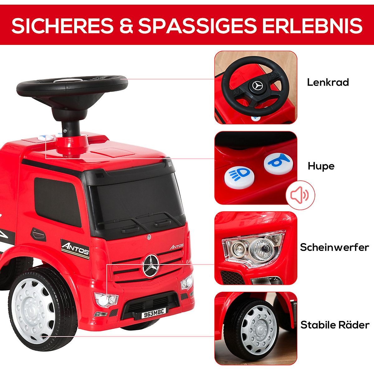 Rutscherfahrzeug als LKW