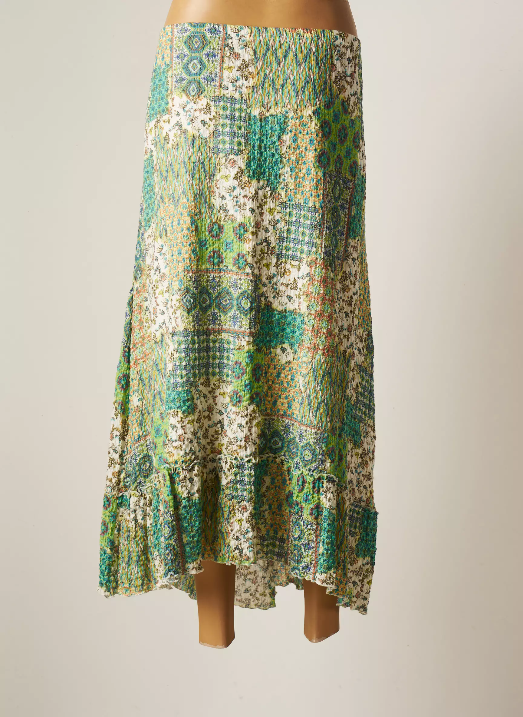 G Oze Jupes Longues Femme couleur vert