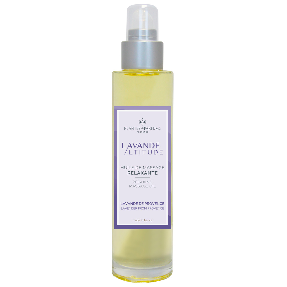 Plantes et Parfums Relaxante Lavande Huile de Massage