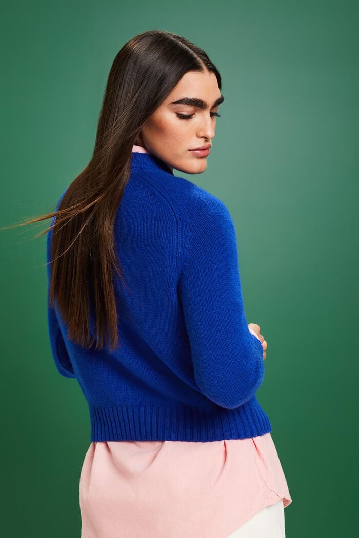 Logo-Pullover aus Wolle und Kaschmir