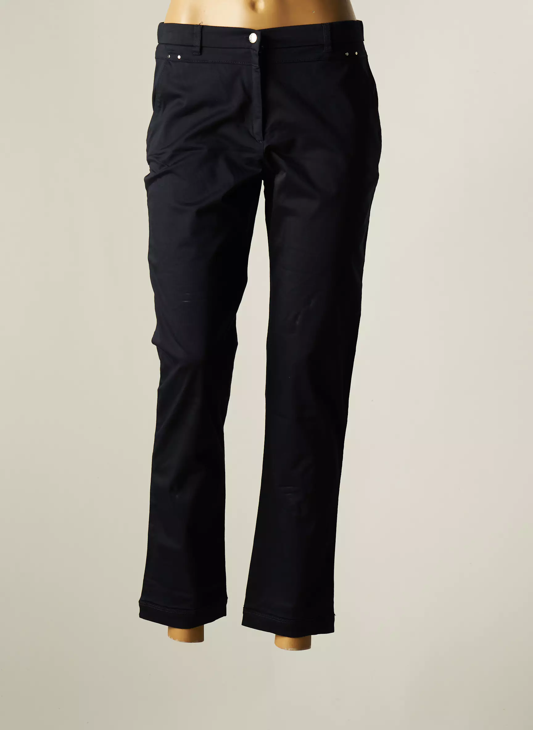 Christine Laure Pantalons Chino Femme couleur bleu