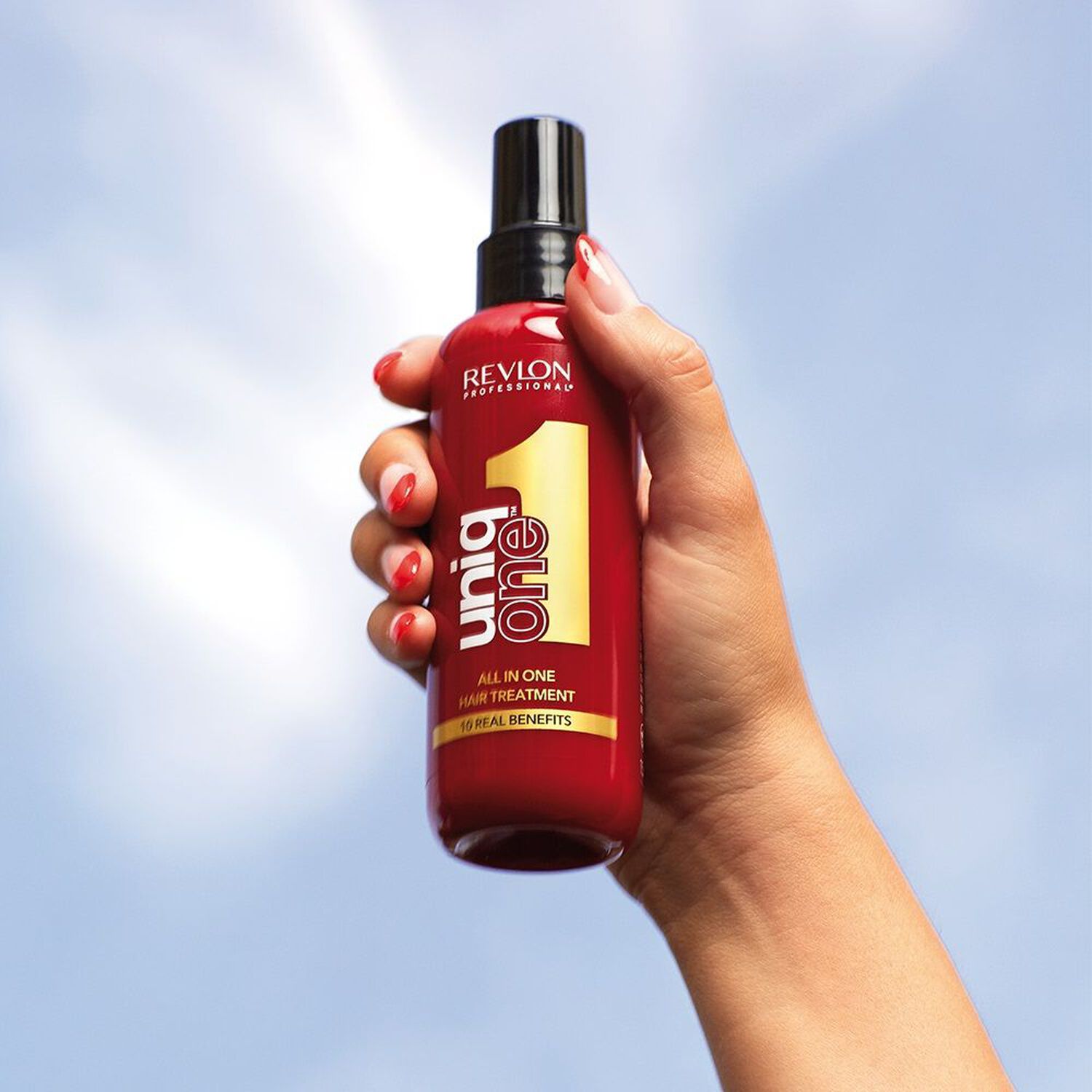 revlon professional Masque spray Sans Rinçage 10 Bienfaits Rouge Classique UNIQONE™ - Tous Types de Cheveux - 150 ml