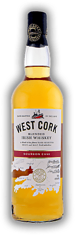 West Cork Original Bourbon Cask West Cork Original Bourbon Cask  0,7	 Liter - Vol 40%