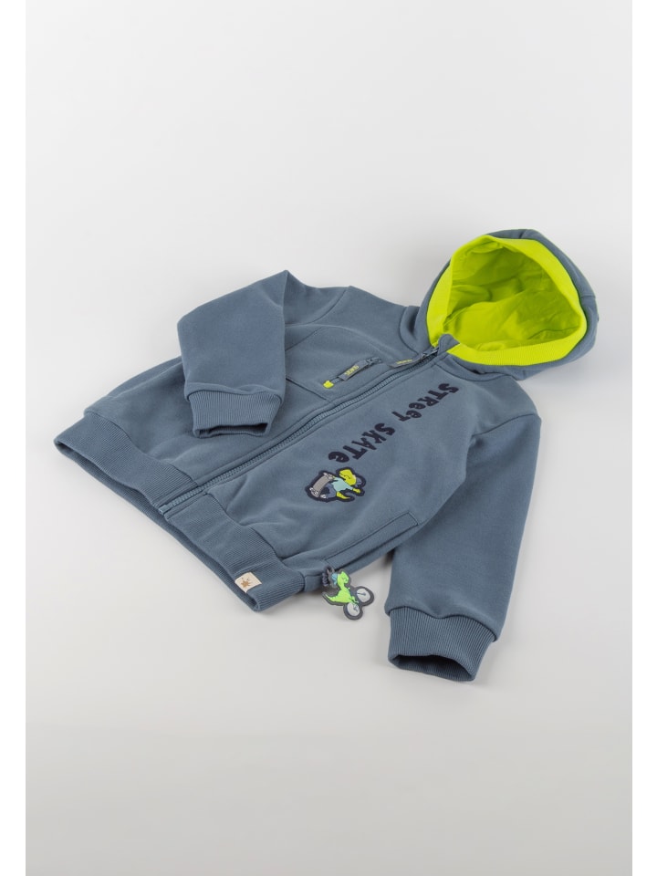 Sigikid Sweatjacke Sporty Dino in Blau günstig kaufen