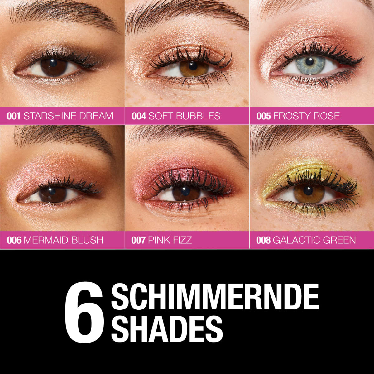 Lidschattenstift Wonder'Last 008 Galactic Green, 1,64 g