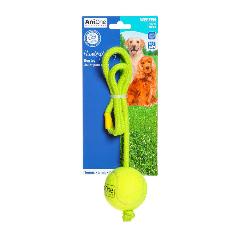 AniOne Frisbees & Wurfspielzeug AniOne Tennisball mit Seil