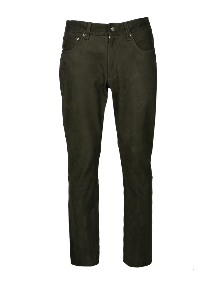 JCC Lederhose Phill in oliv günstig kaufen