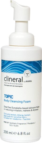 Clineral by Ahava Topic Body Cleansing Foam Körperschaum