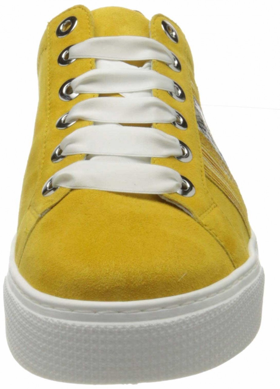 SEMLER Sneaker gelb SAMT-CHEV/KOMBI