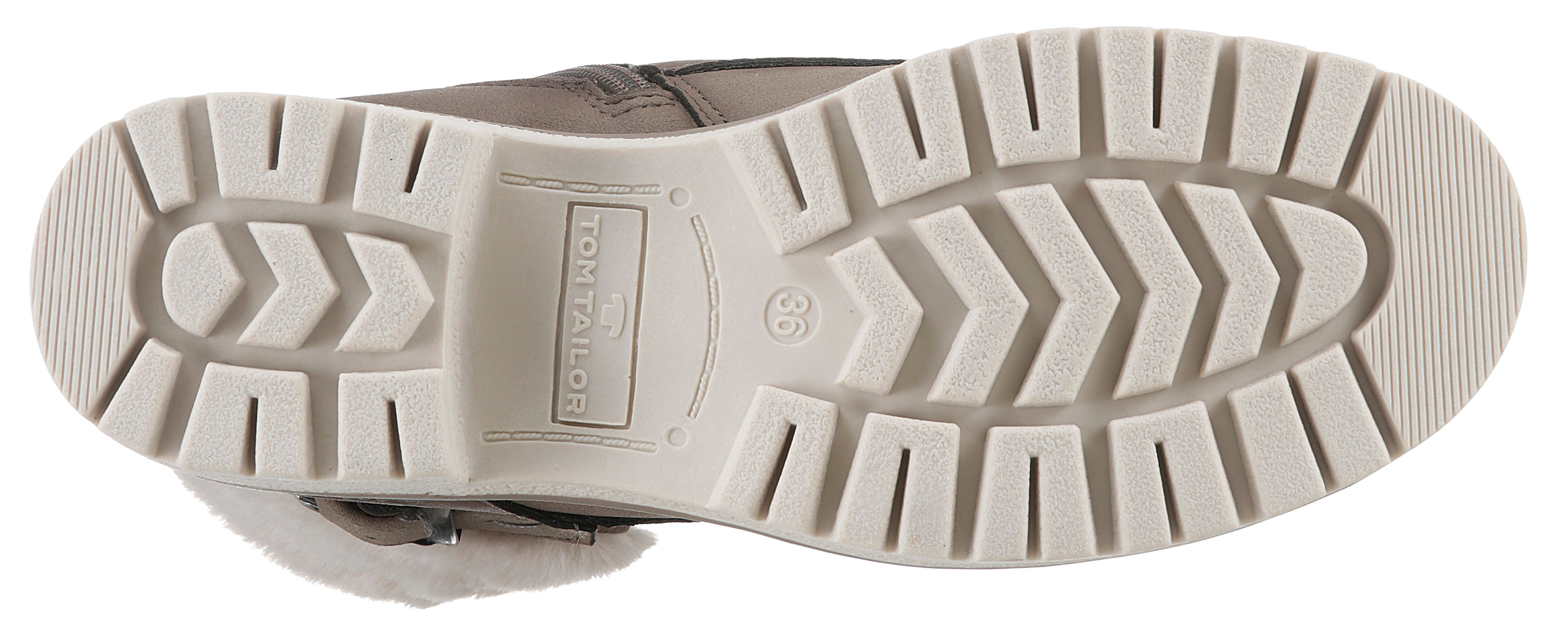 TOM TAILOR Winterboots mit modischer Zierschnalle