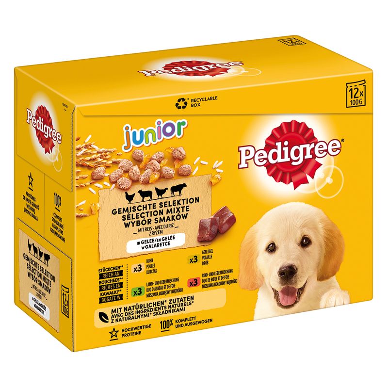 Pedigree Junior Frischebeutel Multipack